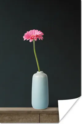 Produktbild von MuchoWow® Poster Blume - Rosa - Stilleben 40x60 cm - Plakate für die Wand - Poster Babyzimmer