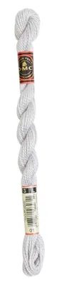 Imagen del producto de DMC, hilo perlado, grosor 3, 15 metros, color 115A/3-01