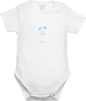 Obrázek produktu pro Dětské body s krátkým rukávem, bílý pes, Olimpias