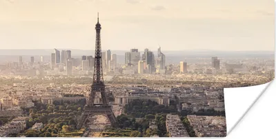 Produktbild von MuchoWow® Poster Paris - Eiffelturm - Himmel 40x20 cm - Poster für die Wand - Poster Schlafzimmer