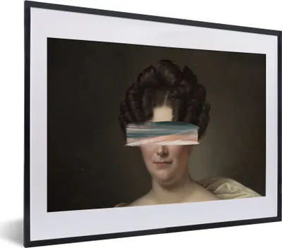 Produktbild von MuchoWow® Gerahmtes Poster Johanna Henriëtte Engelen - Dubois Drahonet - Gemälde 40x30 cm - Poster mit Schwarzem Bilderrahmen Wandposter Rahmen Foto Bilder - Bilderrahmen - Poster im Rahmen