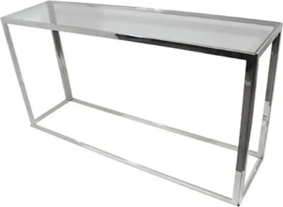 Obrázek produktu pro Casa Padrino konzola stříbrná 150 x 40 x v. 78 cm - konzolový stolek do obývacího pokoje