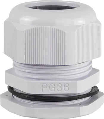 Produktbild von PG 36 Kabelverschraubung mit Gegenmutter 22-33 mm IP68 grau