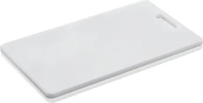Produktbild von 8x HACCP Schneidbrett mit Griffloch weiß 40 x 25 x 1,2 cm