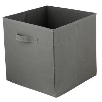 Produktbild von Lavita Storage Box | faltbare Aufbewahrung Boxen 31 x 31 x 31 cm | Schubladen-Organizer Box| Ordnungssysteme für Kleidung | Kleideraufbewahrung & Organisation | dunkelgrau | 1 stück