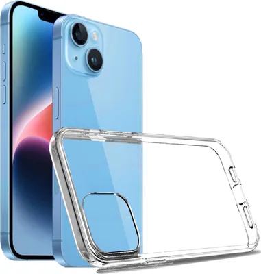Immagine prodotto di Custodia per iPhone 15: resistente agli urti, su misura, trasparente, in silicone/TPU