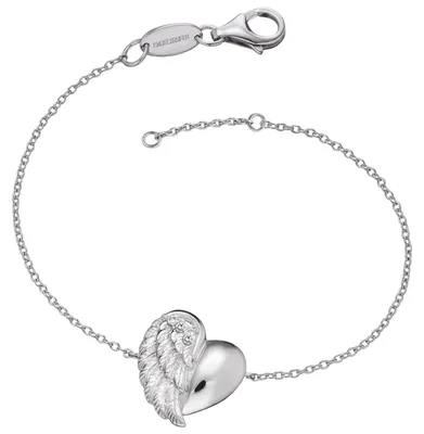 Obrázok produktu pre Angelcaller ERB-LILHEARTWING-S Dámsky náramok Heart Wings Silver