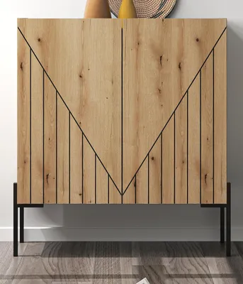 Produktbild von Kommode "Norick" in Evoke Eiche Sideboard 80 x 91 cm, Soft-Close