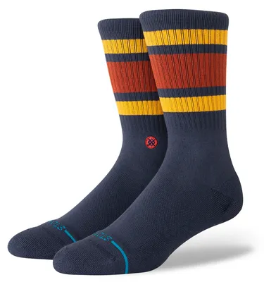 Produktbild von Stance Boyd ST Crew Socken Gold Navy Baumwolle 1 Paar