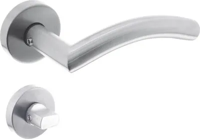 Produktbild von INTERSTEEL Rosettengarnitur 0035.195410 Edelstahl 304 rund WC DIN links / rechts D/D