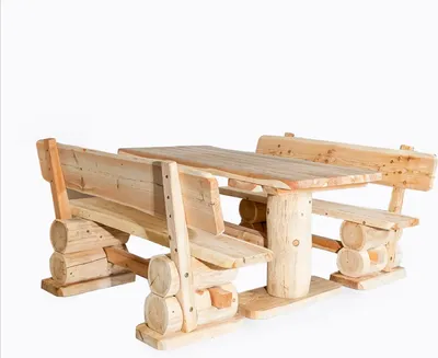Produktbild von Gartengarnitur "Rustikal" - Lärche 200 cm