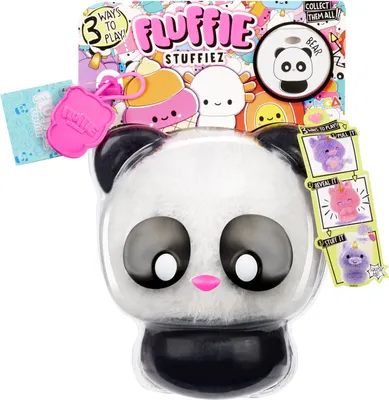 Zdjęcie produktu dla MGA Entertainment Fluffie Stuffiez Small Plush - Panda, Zwierzęta zabawki, 5 lat(a)