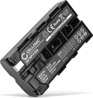 Produktbild von CELLONIC 1x Akku für Kamera Kompatibel mit Sony HDR-FX1000E, HDR-FX7E, CCD-SC5, NP-F330 - (2600mAh, 7.4V)