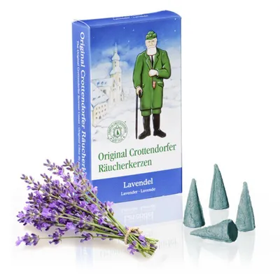 Produktbild von Original Crottendorfer - Räucherkerzen Räucherkegel Gr. M - Lavendel