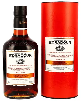 Produktbild von Edradour 12 Jahre - 2012/2025 - Oloroso Sherry Butts - Batch #6 - Highland Single Malt Scotch Whisky