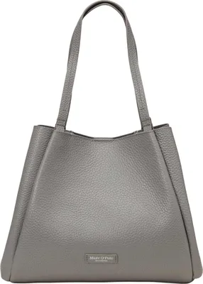 Produktbild von Marc O'Polo Leder Schultertasche Biana Shopper Basalt Grey grau