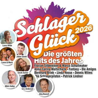 Produktbild von Schlager Glück 2026 - die Hits des Jahres (2 CD)