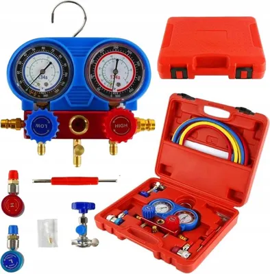 Zdjęcie produktu dla Zestaw Do Sprawdzania Szczelności Klimatyzacji Tester Kraft&Dele