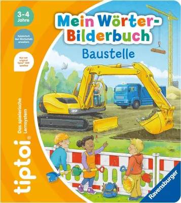 Obrázok produktu pre Ravensburger tiptoi Mein Wörter-Bilderbuch: Baustelle, Lernbuch - Ravensburger 49270 - (Hračky / Náučné)