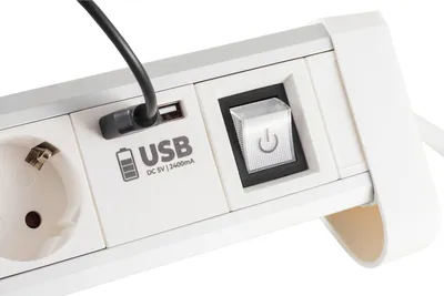 Obrázok produktu pre S/CONN 60317-W predĺženie napájania 1,5 m 4 zásuvky AC biela