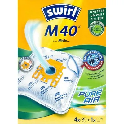 Obrázok produktu pre Vrecko Swirl M40 (M54) MicroPor Plus pre vysávače Miele a Hoover
