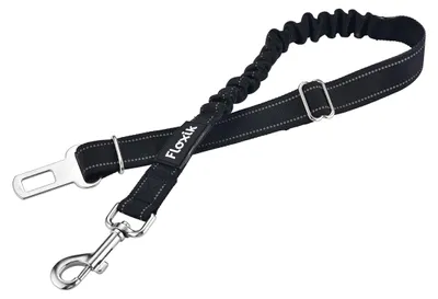 Obrázok produktu pre Bezpečnostný pás pre psov do auta s elastickým tlmičom nárazov