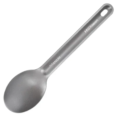 Produktbild von Tragbares, ultraleichtes Besteckset aus Titan für Outdoor, Camping, Wandern und Picknick