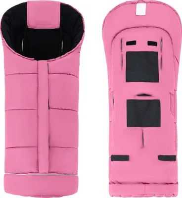 Obrázek produktu pro Daliya® ArcticLine fusak a spací pytel pro kočárky a sportovní sedačky, univerzální pro všechny kočárky, zimní fusak, pro děti do 36 měsíců | Růžová