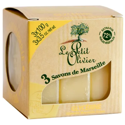 Produktbild von Le Petit Olivier Marseille Seife - Glycerin, 3x100g