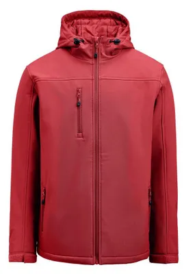 Image de Veste softshell pour hommes RED - "Boardslide" (taille L, rouge)