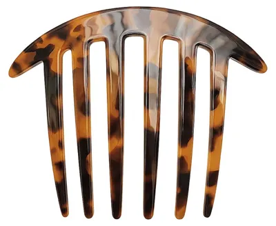Produktbild von SOHO Lucile French Twist Haarkamm Tortoise Elegante Hochsteckfrisuren Haargabel aus Acetat 10,5 x 8,5 cm