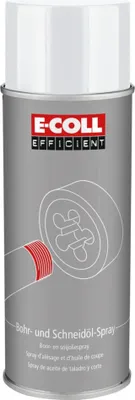 A spray can of E-COLL Efficient Bohr- und Schneidöl-Spray.