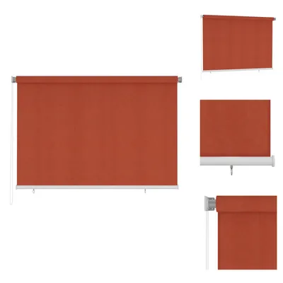 Obrázok produktu pre vidaXL Vonkajšia roleta 220 x 140 cm terakota HDPE - Žalúzie a rolety