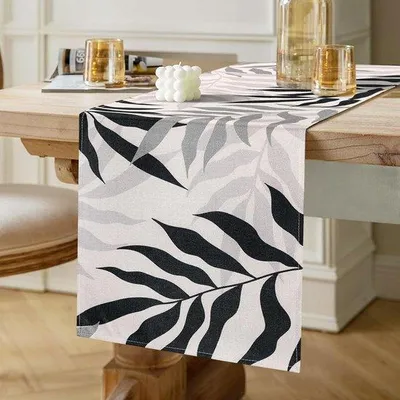 Immagine prodotto di Tovaglia con motivi floreali in poliestere, 40x140 cm
