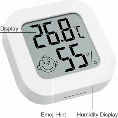 Obrázek produktu pro Vnitřní vlhkoměr Teploměr Vlhkoměr Monitor s teplotou -50-70 (-58H-158H) a senzorem vlhkosti 10%RH-99%RH