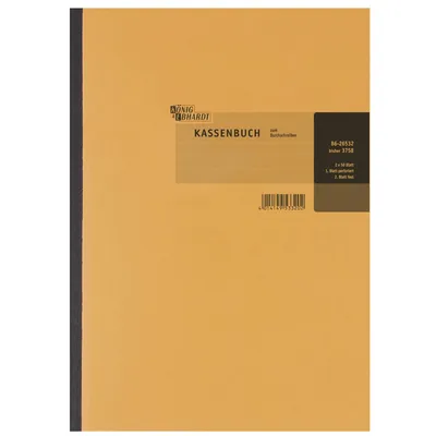 Image de König & Ebhardt 86-26532 Kassen-Durchschreibebuch - Bruttoverbuchung, 2 x 50 Blatt, Blaupapier