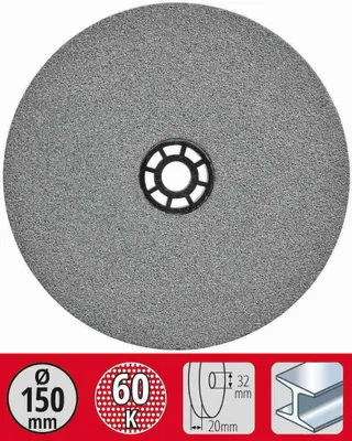 Image de Meule grain fin diam.150x12,7x20mm
