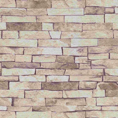 Produktbild von Papiertapete 05546-10 Tapete Stein Beton 0.53 x 10.05 m Erismann Beige