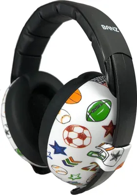 Image de BANZ Cache-oreilles Baby Sports Blanc