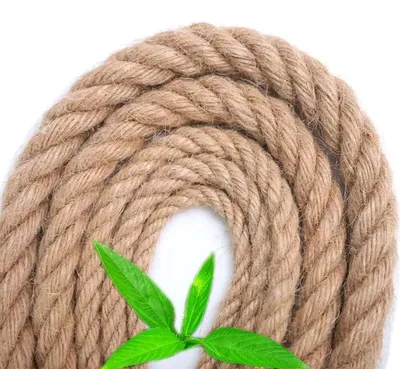 Image de Elzusha - Corde en jute naturelle, 16 mm x 20 m, durable et résistante