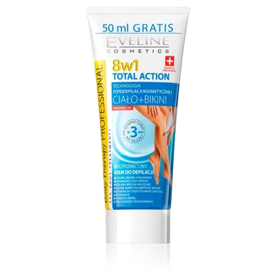 Productafbeelding van Eveline Cosmetics Body Therapy Professional – ontharingscrème, hydratatie, verzachting