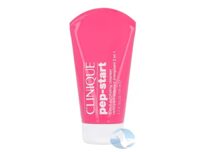 Produktbild von Clinique Pep-Start 2-in-1 Exfoliating Cleanser, Reinigungsgel, Frauen, Mischhaut, trockene Haut, ölige Haut, Sehr trockene Haut, Reinigend, Exfoliation, Flasche, Öl, Paraben