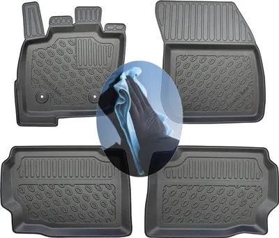 Produktbild von Z509136 TPE-Gummifußmatten kompatibel mit  Ford Mondeo Vignale Hybrid 5 Turnier Kombi 5-türer 2014-