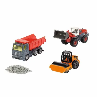 Image de Sieper SIKU 6329 Set cadeau construction de routes 6329