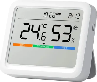 Zdjęcie produktu dla SwitchBot Meter Pro, Biały, Wilgotnościomierz wewnętrzny, Termometr wewnętrzny, Kopolimer akrylonitrylo-butadieno-styrenowy (ABS), 0 - 99%, 3%, 0,3 °C