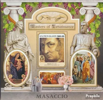 Produktbild von Briefmarken Salomoninseln 2017 Mi Block 616 (kompl. Ausg.) postfrisch Masaccio