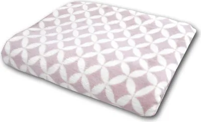Produktbild von Jilda-Tex Wohndecke "Diamond" Decke Kuscheldecke Luxusdecke Tagesdecke Weihnachtsdecke Baumwolldecke  (Blush)