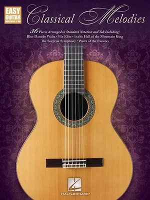 Produktbild von Klassische Melodien: Leichte Gitarre mit Noten & Tabulatur