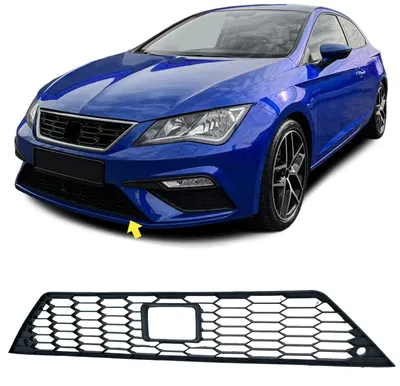 Für Seat Leon FR 5F 2017-2020 Facelift Waben Gitter Mitte Stoßstange in der Farbe von Carparts-Online GmbH