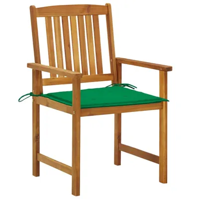 Immagine prodotto di vidaXL Sedie da giardino con cuscini 4 pz. Legno massiccio di acacia